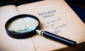 Signeret digtsamling - Melankolsk Monolog